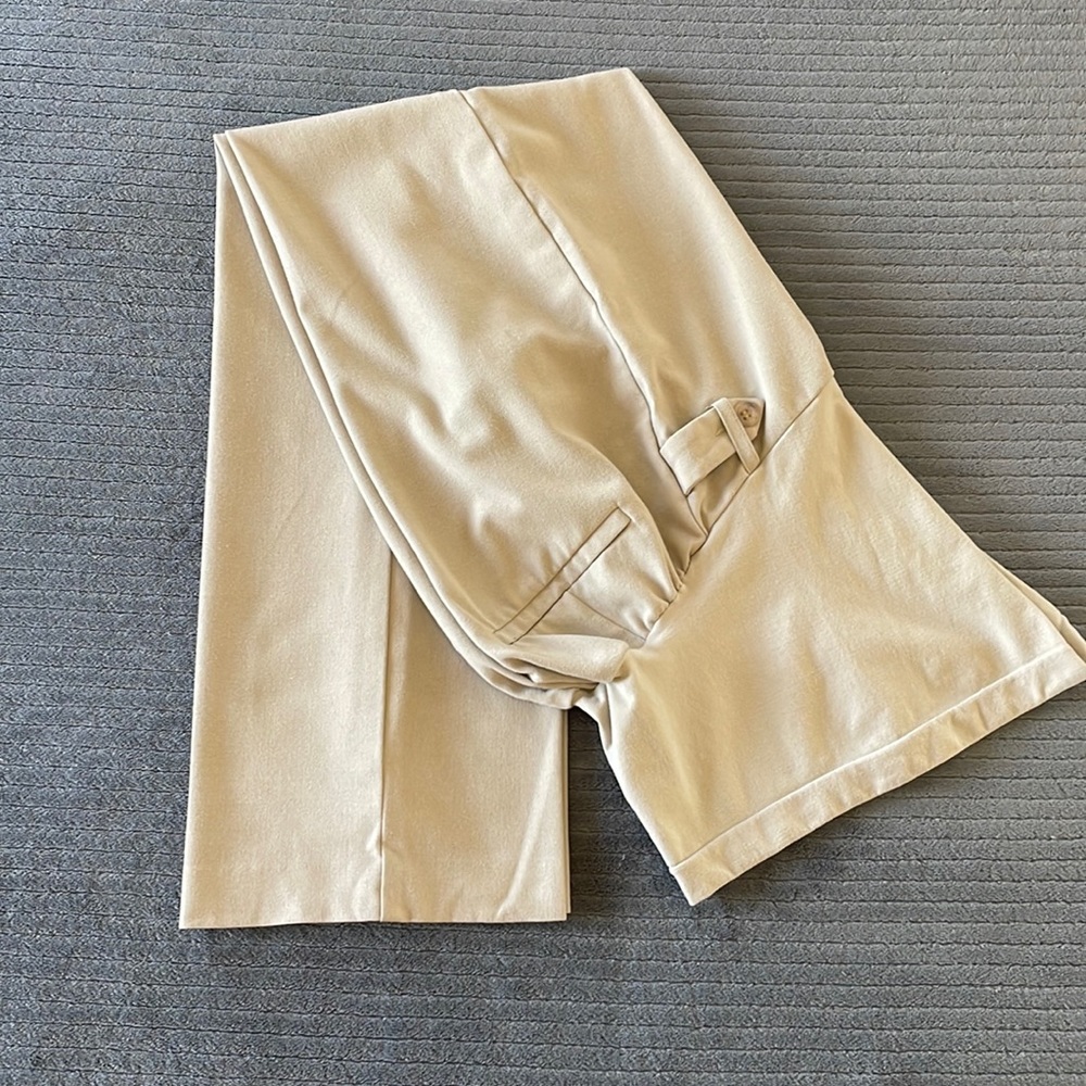 Maternity Professional Tan Slacks Size Small